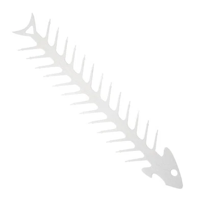 Metal Fishbone Shape Barbecue Skewer Reusable Roaster Fork Easy to Use