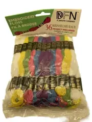 Embroider Floss 36 Skeins Multi Color New In Original Package