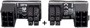 Cablecc ATX 6Pin Female to 6pin Male 180 Degree Angled Power Adapter for Desktops Graphics Card