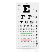 PECULA Eye Chart, Snellen Eye Chart, Wall Chart, Eye Charts for Eye Exams 20 ...