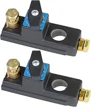 2Pcs Car Battery Disconnect Switch 12V/24V Universal Copper Battery Switch Replacement No Leakage Power-Off Protection On-Off for Automotive Car Disconnect