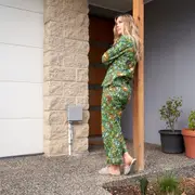 Linen Connections Pajama/ Floral Pure Cotton P J Set, Pajama Set ,Night Wear, Soft Cotton Night Suit- Gift for her, Bridesmaid PJ's Lounge Wear, 012