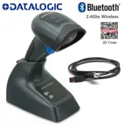 Datalogic Quickscan QBT2430-BK-BTK1 2D Wireless Bluetooth Barcode Scanner Kit