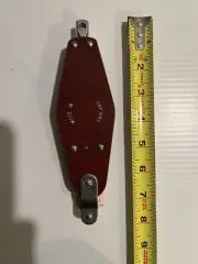 Lewmar Vintage Phenolic Fiddle Block With Becket -New Sailboat Pulley