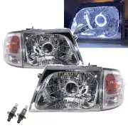 Fits TOYOTA Hilux MK6 01-05 Guide LED Angel-Eye W/ Corner Lamp Headlight CH RHD (for: Toyota)