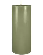 [Maxwell & Williams] Let's Get Lit LED Flameless Wax Pillar Candle 10x25cm Gift Boxed in Pine