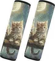 GAIREG Cute Kittens on The Swing Seat Belt Covers Backpack Shoulder Strap Pads