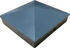 DARK GREY Aluminum Post Cap 150mm x 150mm Fencing Capping 30x Caps