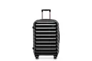 Tosca Como Medium Lightweight Stylish Trolley Hard Case Suitcase 67cm Black