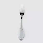 VOLUTES by Bouillet Bourdelle SALAD FORK 6.75" 18/40 made France NEW NEVER USED