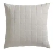 Calvin Klein Melange Flannel Euro Sham, Pair