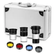 1.25" Telescope Eyepiece & Filter Astronomical Kit with 2pcs Plossl Eyepieces...