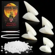 1 Pair Halloween Vampire Teeth Fangs Dentures Prop Party Costume DIY Cosplay Pro