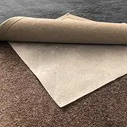 Besto Rug Gripper Anti Slip Underlay - Adhesive Polyester Grippers from To Carpet Anti-creep for Stops Rugs Moving Provide Protection Area 120cm X 180cm Cream