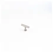 Strand 50mm Solid Brass T-Bar Handle, Dull Brushed Nickel