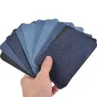 20PCS DIY Iron on Denim Patches Jeans Clothing Repair color-UK Kit four L5Q3