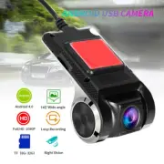 HD Car Front DVR Camera ADAS Video Recorder Indash Cam For Android Car Radio