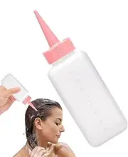 Hair Dye Bottle | Squeeze Bottles for Paint | Translucent Hair Dye Bottles Measured Hair Color Applicator Bottles for BBQ Grill Restaurant 160ML