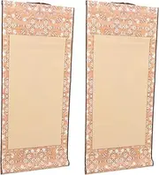 NUOBESTY Blank Painting Mini Book 2pcs Chinese Calligraphy Paper Art Wall Perfect for Writing Drawing