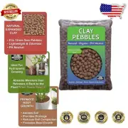 8-12mm Clay Pebbles - Ideal for Hydration & Soil Aeration in Gardening