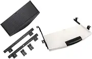 CANIGHT 2 Sets Adjustable Keyboard Tray with Slide Out Mouse Platform Ergonomic Desk Extender Built Pen Holder Stylish Design for Enhanced Comfort and Better Posture