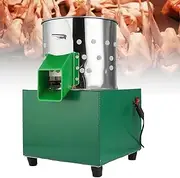 Chicken Plucker Machine Automatic Feather Plucking Machine 60W Chicken Turkey Defeathering Machine Stainless Steel Poultry Plucker with 88 Rubber Fingers, for Bird, Quail, Farming Abattoir