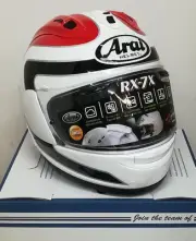 Arai RX-7X SPENCER Size L Racing Flagship Helmet Freddie Spencer New From Japan
