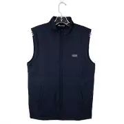 Travis Mathew Interlude Quilted Insulated Puffer Gilet Vest in Black Size Small