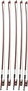 Premium 4/4 Octagonal Violin Bow with Horsehair | Handcrafted Pernambuco Wood & Non-Slip Grip for Yamaha/Stentor Violins(1/8)
