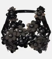 [Noir Kei Ninomiya] Noir Kei Ninomiya x Reebok floral-appliqué harness One Size black