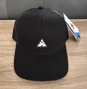 Authentic Auclair Men’s Black Meshback Cap Hat NWT SnapBack Ski Snowboard Winter