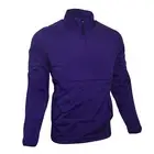 Adidas Men's Climalite Purple Game Built 1/4 Zip Woven Jacket BV3600