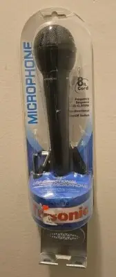 Uni-Directional Microphone On/Off Switch 6.3mm to 3.5mm Plug 8ft Ts Yk350