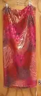 Cassandra Stone Abstract Bright Colors Design Light Weight Polyester Scarf !