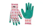 Cyclone Pom Patterned Gardening Household Non Slip Grip Gloves Pair