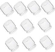 KITANDOVE 10pcs Mini Test Tube Vases for Micro Landscape Glass Propagation Tubes for Succulents Office Desk Bookshelf Decor for Moss Decoration and Plant Growth