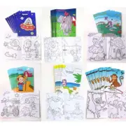 Mini Colouring Books for 8 Guests Party Supplies- Choose Pack from drop down box