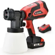 Baumr Ag Baumr Ag 20V Electric Paint Sprayer Cordless Air Gun Kit Lithium Battery With Fast Charger Paint Sprayers