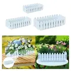 Fence Planter Plant Container Rectangular Flowerpot Flower Pot for Windowsill