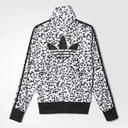Adidas Originals INKED FIREBIRD Jacket Supergirl AOP Track Top Womens size S NWT