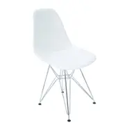 SK Designer Living | Replica Eames DSR Eiffel Chair White & Chrome