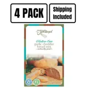 Gluten Free Garlic Cheddar Bread Mix | 4 Pack | Quick and Easy Bread Mix | Certi