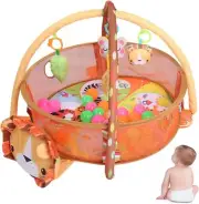 Round Baby Play Gyme Mat Fence Crawling Pad Soft Lying Cushion Ball Pit Center