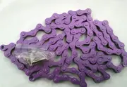 FIXED GEAR SINGLE SPEED PURPLE CHAIN 1/2 X 1/8 BMX