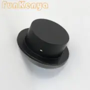 Dia102mm Big Amplifier Knobs Aluminum Hat Design Black Switch Potentiometer