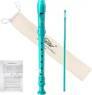 Eastar Soprano Recorder Instrument for Kids Beginner, German Fingering C Key Rec