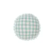 Linen House Cotton Tavola Ocean 45cm Round Cushion Bedroom/Home Decor Blue