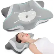 Cervical Neck Pillow for Sleeping, Ergonomic Memory Foam, Contour Pillow