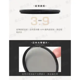 【數位達人】Sunpower M1 CPL 超薄框 82mm 99.8% 高透光 保護鏡 清晰8K 數位達人