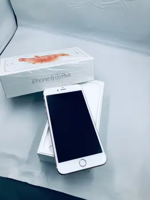 ［二手美機］iphone 6S PLUS 64g-玫瑰金女用機，配件全新